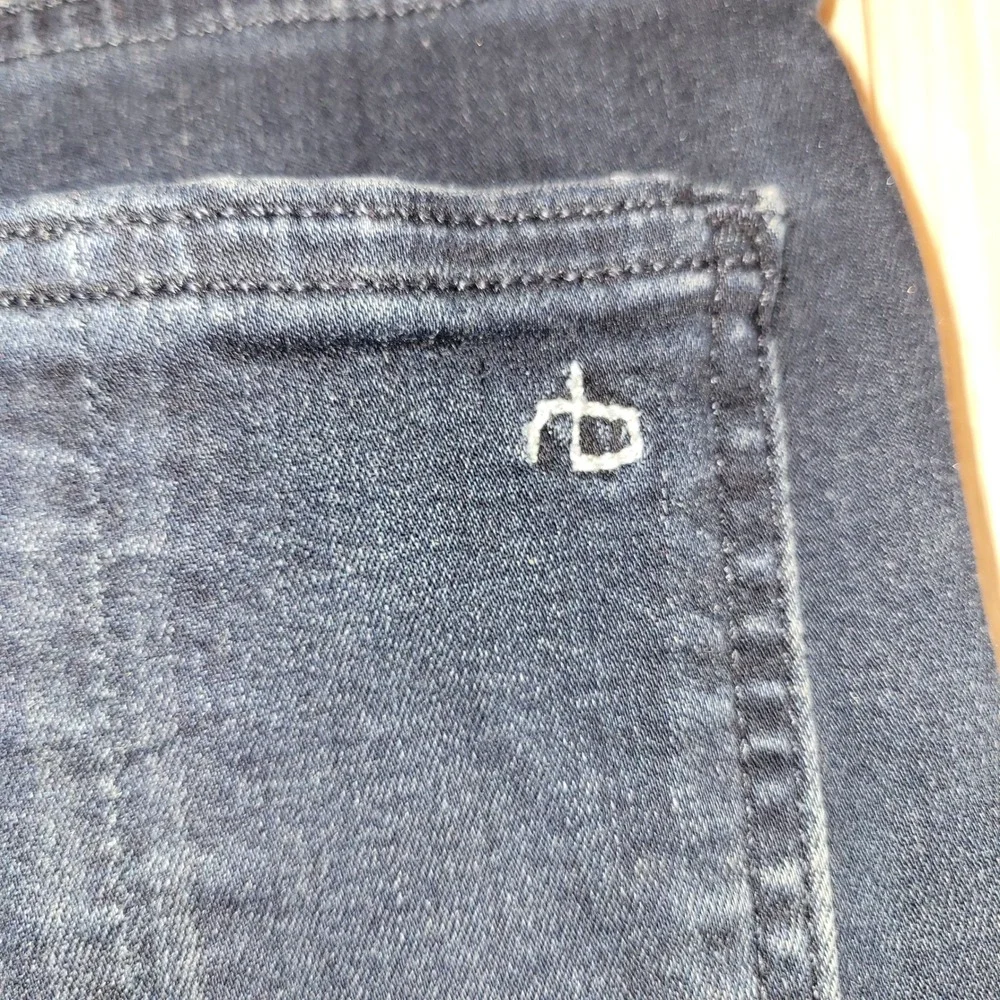 Rag & Bone Nina High-Rise Skinny Jeans Dark Indigo Wash Size 27 Made in USA